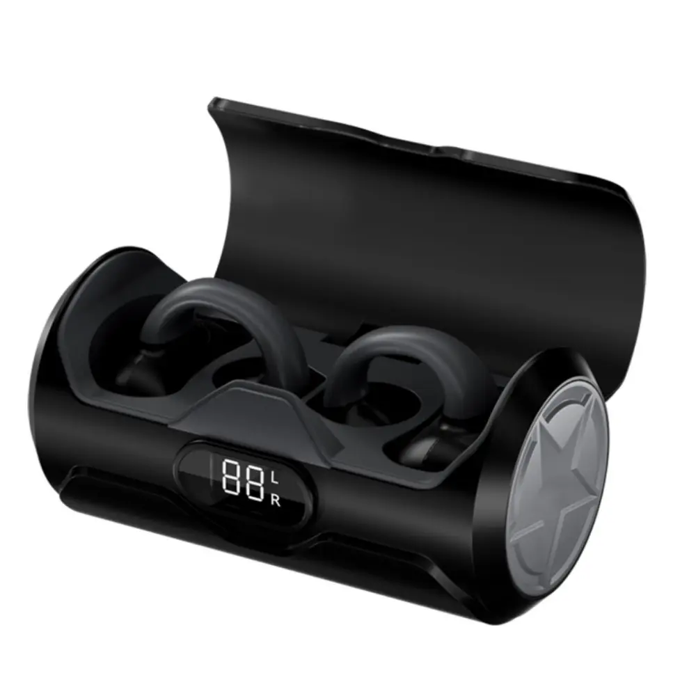Jeep EC003 Wireless Headphones Black 316 – Lightweight Sport Bluetooth Earphones with Stable Fit, Open-Ear Design, Premium Comfort & High-Performance Sound