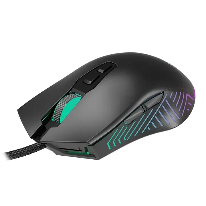 Moxom MX-MS11 RGB LED Gaming Mouse – High Precision 6400 DPI Optical Sensor 5 Programmable Buttons + Scroll Wheel Ergonomic Wired USB Gaming Mouse with RGB Backlight for PC & Laptop Gamers Moxom MX-MS11 RGB LED Gaming Mouse – High Precision 6400 DPI Optical Sensor 5 Programmable Buttons + Scroll Wheel Ergonomic Wired USB Gaming Mouse with RGB Backlight for PC & Laptop Gamers