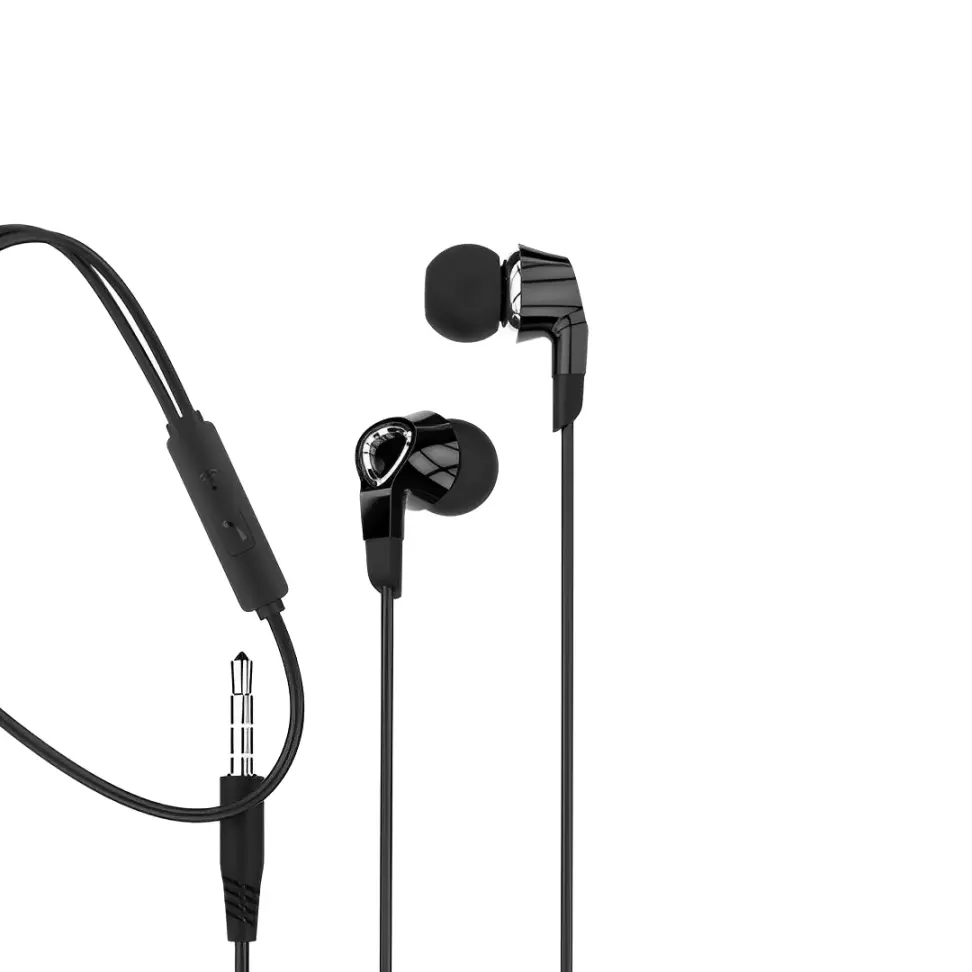 MOXOM MX-EP17 Original Music Bass Wired Earphones – Powerful 10mm Dynamic Drivers, 98±3dB Sensitivity, Full Range Frequency Response (20Hz–20KHz), 1.2m Tangle-Free Cable