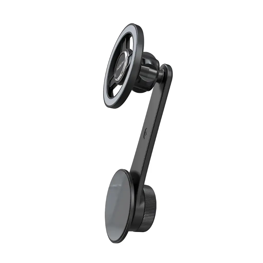 Moxom MX-VS95 Magnetic Mobile Phone Holder Universal Car Mount for Dashboard & Flat Surfaces Secure Magnetic Grip Durable Plastic & Metal Build Compact, Stable & Sleek Design