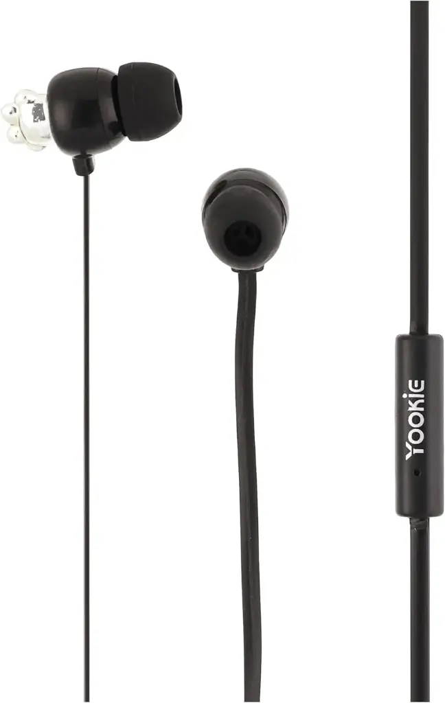 Yookie Magnetic Metal Earphone Type-C XP211 (Black) – Premium In-Ear Wired Headphones with Magnetic Design, Clear Stereo Sound, and Durable Metal Housing for Type-C Devices