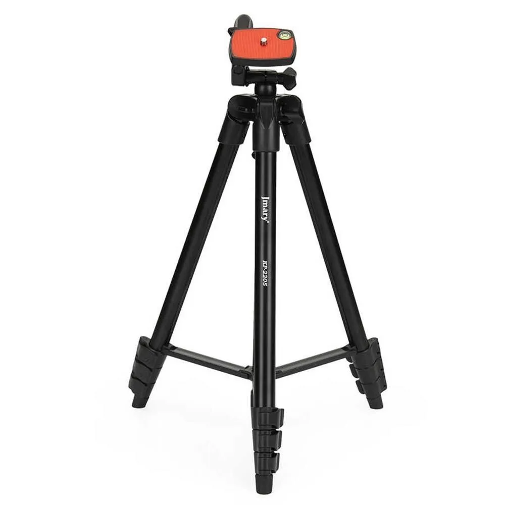 Jmary KP-2205 Professional Tripod with 3-Way Pan/Tilt Head & Quick Release Plate – Heavy-Duty Aluminum Alloy Build for Stability | Ideal for DSLR, Mirrorless & Video Cameras Jmary KP-2205 Professional Tripod with 3-Way Pan/Tilt Head & Quick Release Plate – Heavy-Duty Aluminum Alloy Build for Stability | Ideal for DSLR, Mirrorless & Video Cameras