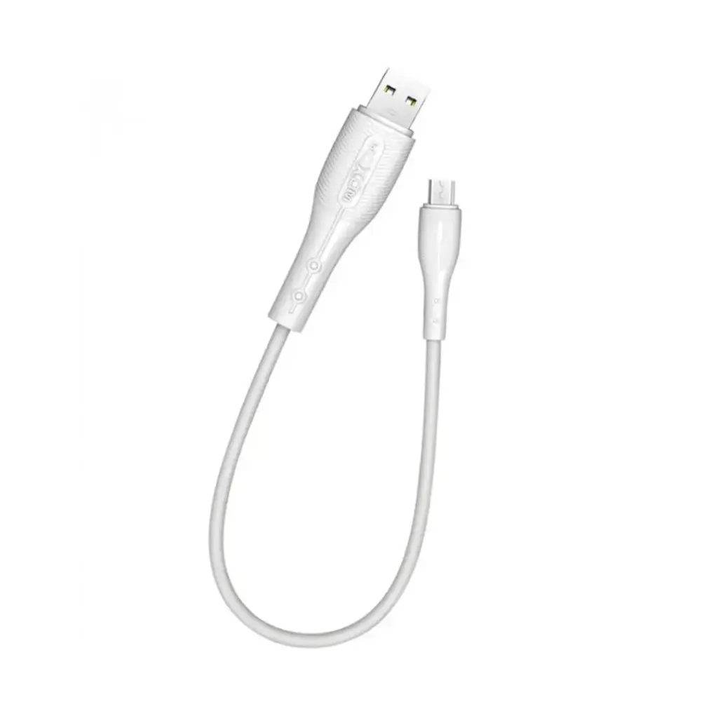 MOXOM MX-CB80 Lightning Cable 30cm Short High-Speed Charging & Sync Cable Fast 3A Output Anti-Winding, Tangle-Free Design Durable & Eco-Friendly Materials