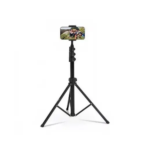 JMARY MT-38 Extendable Tripod Stand – Lightweight 4-Section Aluminum Tripod with Adjustable Height 59cm–168cm, 3kg Load Capacity, Foldable Design, and Mobile Clip – Ideal for Cameras & Smartphones JMARY MT-38 Extendable Tripod Stand – Lightweight 4-Section Aluminum Tripod with Adjustable Height 59cm–168cm, 3kg Load Capacity, Foldable Design, and Mobile Clip – Ideal for Cameras & Smartphones