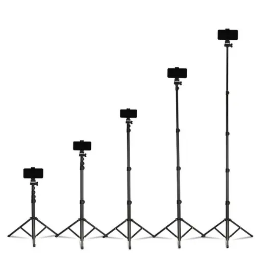 JMARY MT-39 Selfie Stick Tripod – Multifunctional 5-Section Extendable Tripod & Selfie Stick with Adjustable Height 46cm–153cm, 1kg Load Capacity, Lightweight Design