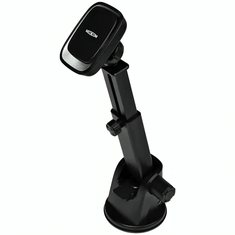 MOXOM MX‑VS52 Omega Magnetic Extendable Phone Holder — Ultra‑Slim 360°‑Rotating Dashboard & Desk Mount with Strong 3M‑Grade Adhesive