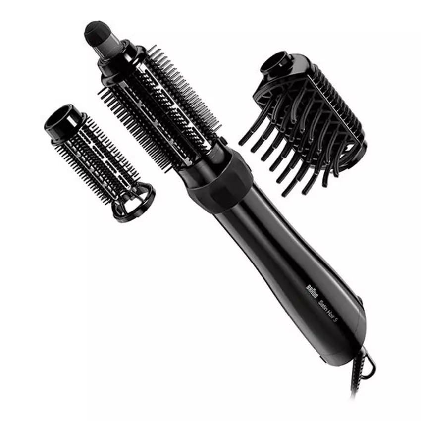 Braun Satin Hair 5 AS 530 Hair Volumizer – Big & Small Brush Set for Styling, Volumizing