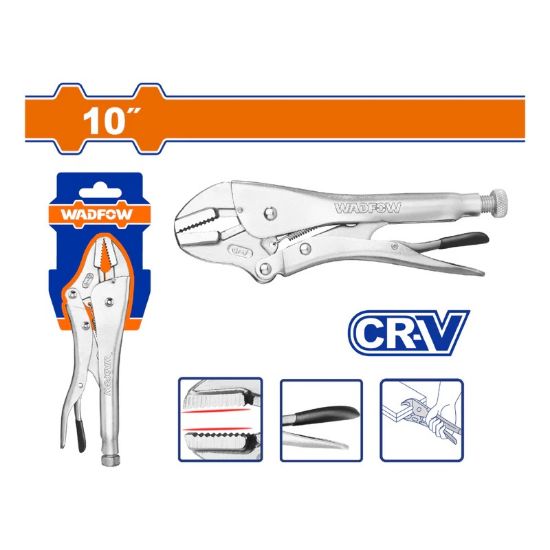 10" Adjustable Wrench – Chrome Vanadium Steel (Cr-V) with 0–43mm Jaw Opening – Hardened Steel Jaws HRC52–HRC60 – Nickel-Plated Finish for Corrosion Resistance