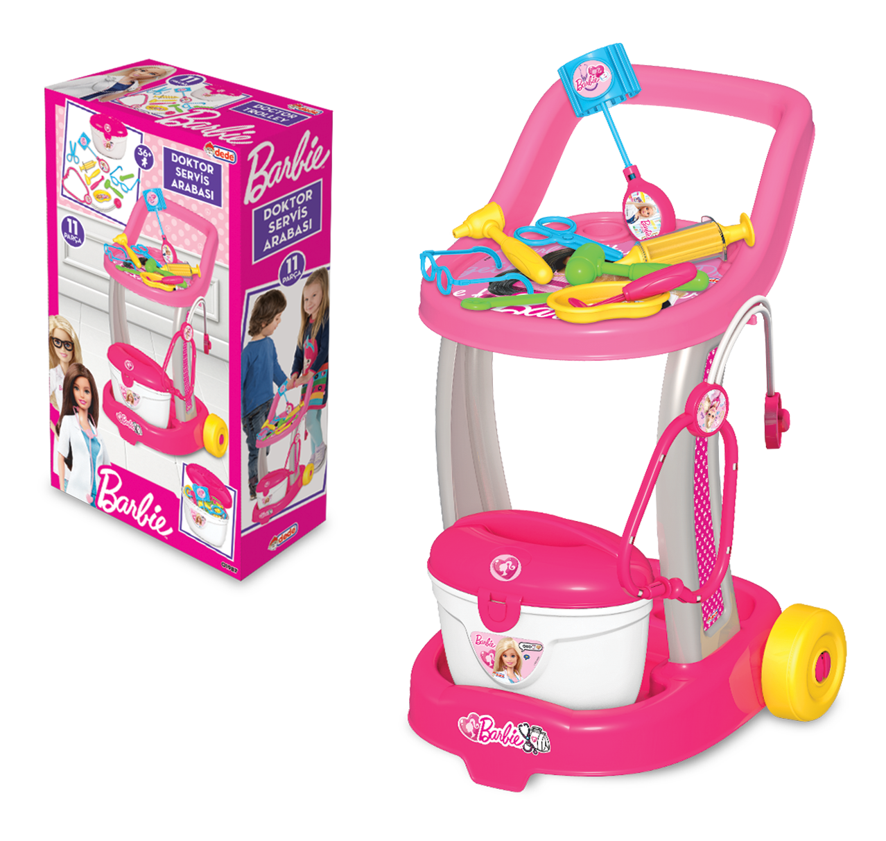Dede Candy & Ken Doctor Trolley: An Engaging and Educational Medical Playset for Children Aged 3 and Above