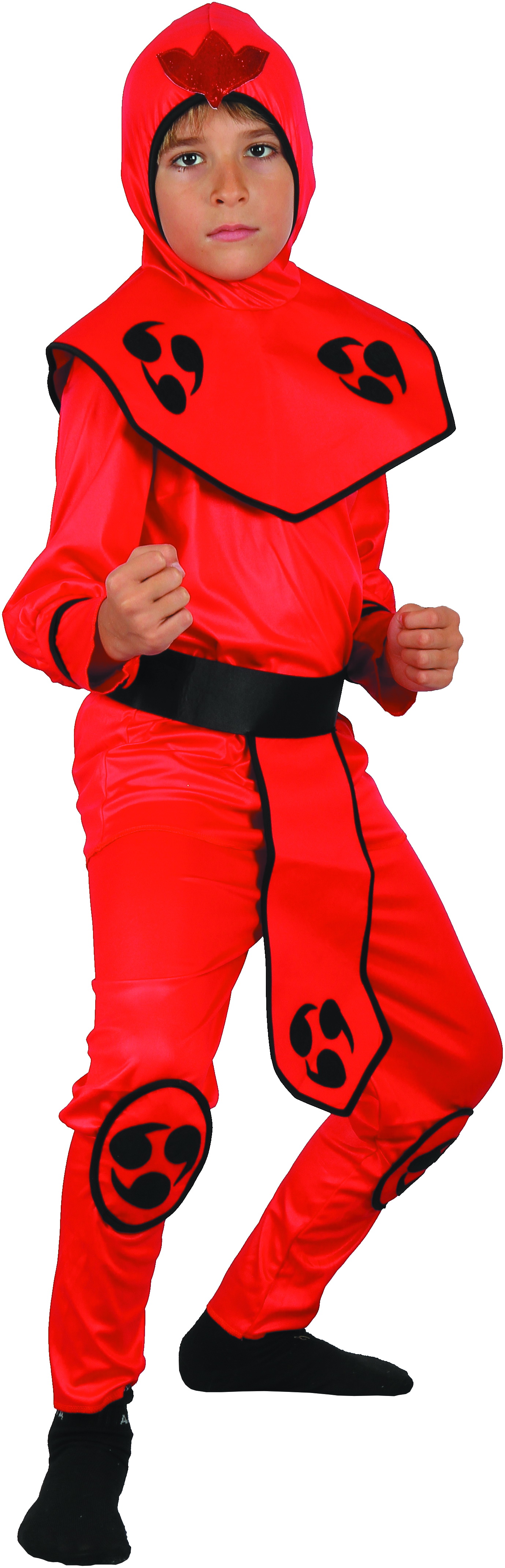 LUCIDA Red Ninja Costume for Kids – Fierce Halloween & Roleplay Outfit