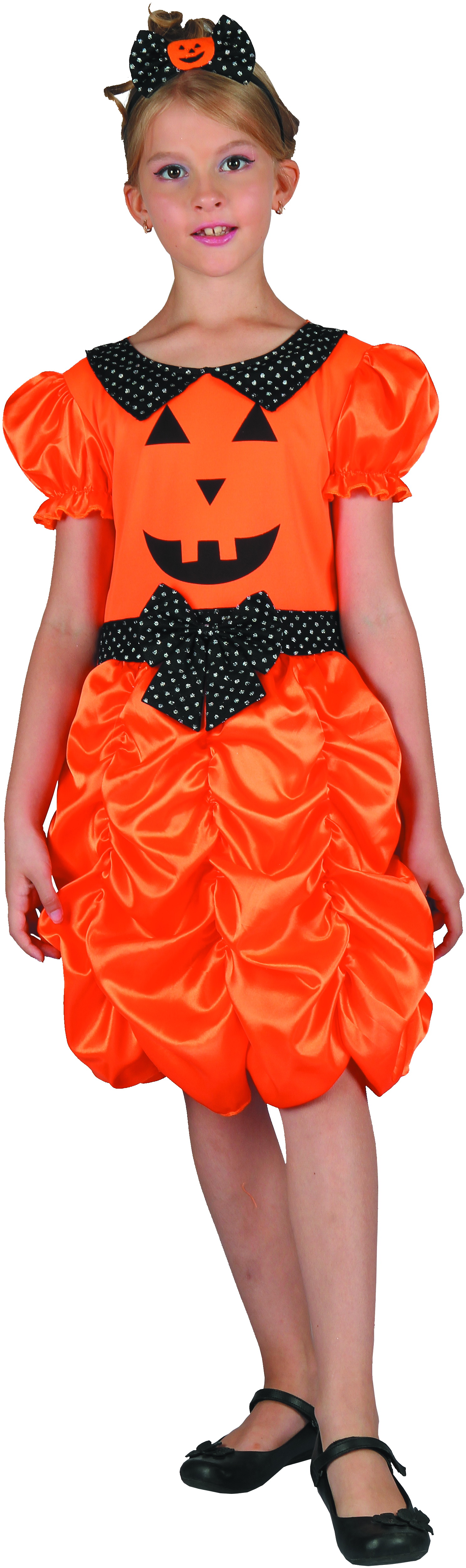 LUCIDA Pumpkin Dress Costume for Kids – Cute Halloween Outfit for Girls