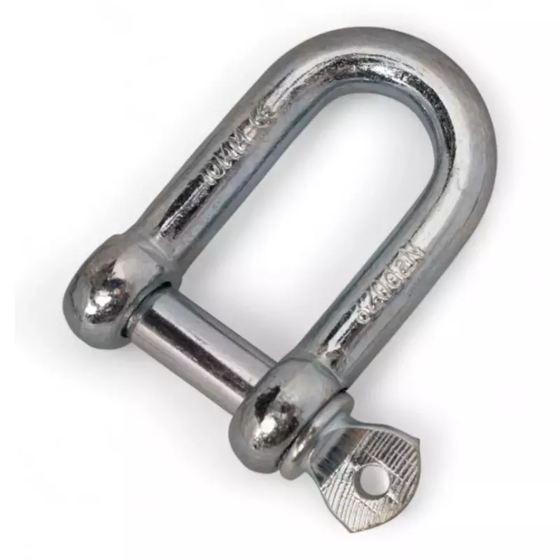 JADEVER Wichard Stainless Steel Self-Locking D Shackle 10 mm with Allen Head Pin | Marine-Grade 316L Forged Stainless Steel