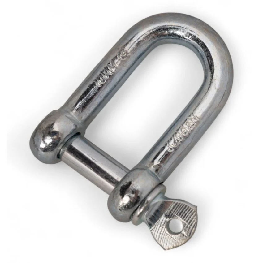 Jadever JDSAK2325 Heavy-Duty D Shackle 24mm (1โ) โ 8.5 Ton Working Load Limit, Forged 45# Carbon Steel Body with Electro-Galvanized Finish for Superior Strength, Safety, and Corrosion Resistance Jadever JDSAK2325 Heavy-Duty D Shackle 24mm (1โ) โ 8.5 Ton Working Load Limit, Forged 45# Carbon Steel Body with Electro-Galvanized Finish for Superior Strength, Safety, and Corrosion Resistance