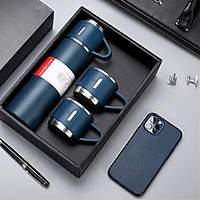 Stainless Steel Thermo 500ml/16.9oz Cup for Coffee Hot drink and Cold drink water flask.(Blue,Set) Stainless Steel Thermo 500ml/16.9oz Cup for Coffee Hot drink and Cold drink water flask.(Blue,Set)