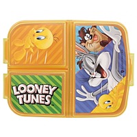 Disney Stor Multi Compartment Sandwich Box Looney Tunes Heroes, 74920 Disney Stor Multi Compartment Sandwich Box Looney Tunes Heroes, 74920
