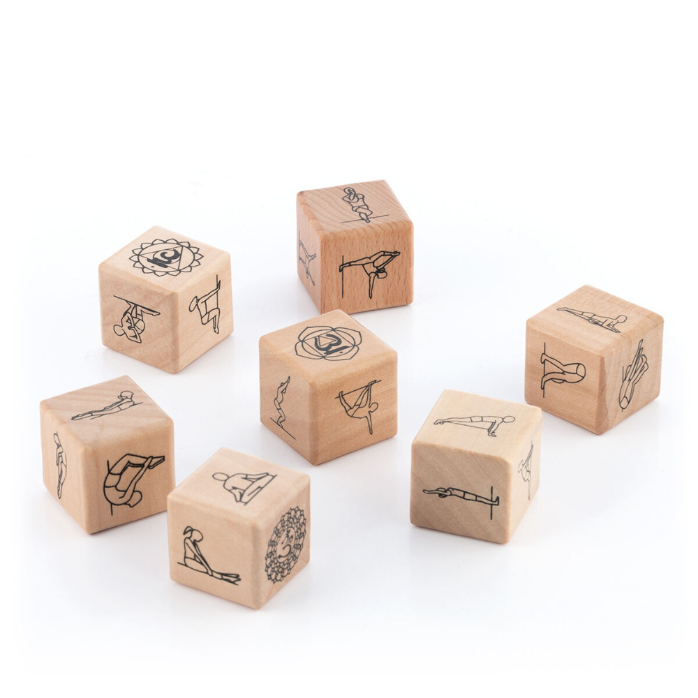 InnovaGoods Yoga Dice Game Anandice 7 Pieces, V0103023 InnovaGoods Yoga Dice Game Anandice 7 Pieces, V0103023