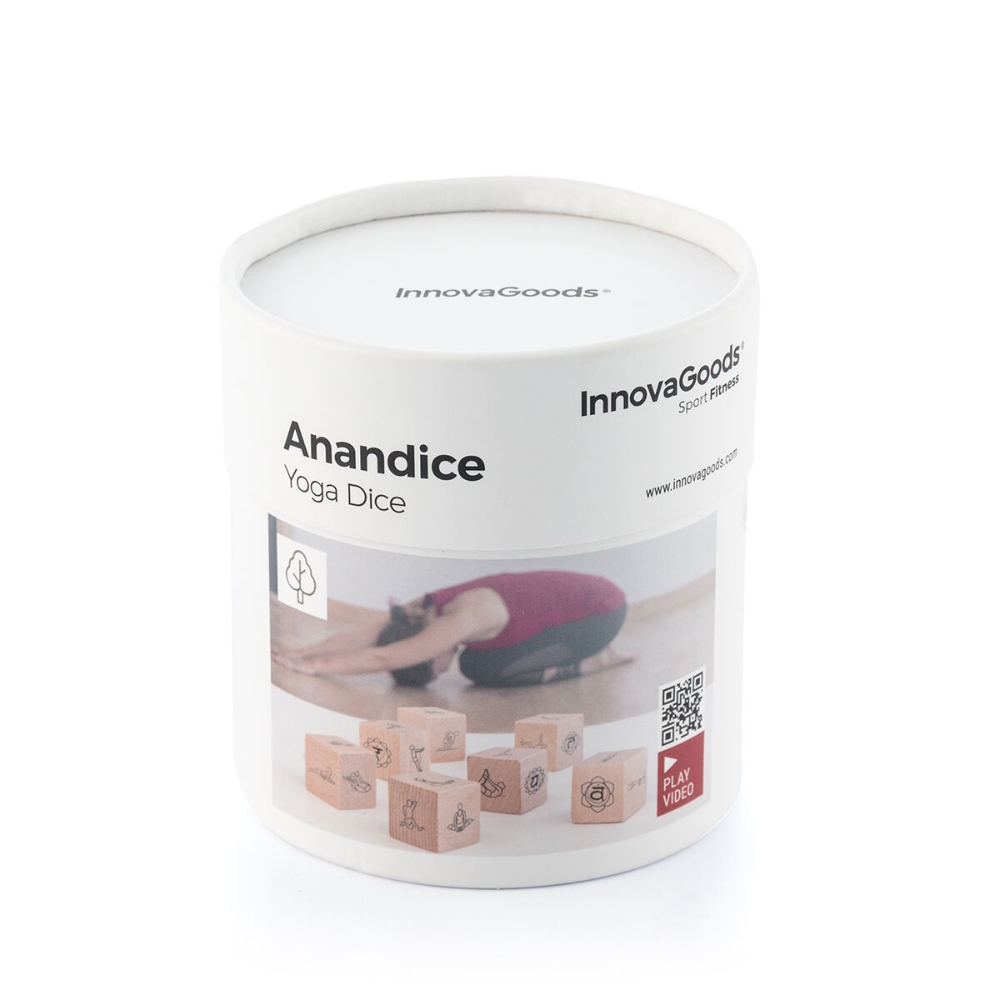InnovaGoods Yoga Dice Game Anandice 7 Pieces, V0103023 InnovaGoods Yoga Dice Game Anandice 7 Pieces, V0103023