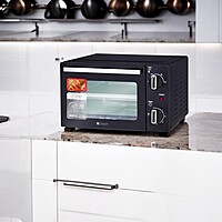 Dorsh 10L Compact Electric Oven DH-07855 with Adjustable Temperature Control, Timer, and Bake, Toast & Broil Functions – Ideal for Small Kitchens, Dorms & Offices Dorsh 10L Compact Electric Oven DH-07855 with Adjustable Temperature Control, Timer, and Bake, Toast & Broil Functions – Ideal for Small Kitchens, Dorms & Offices