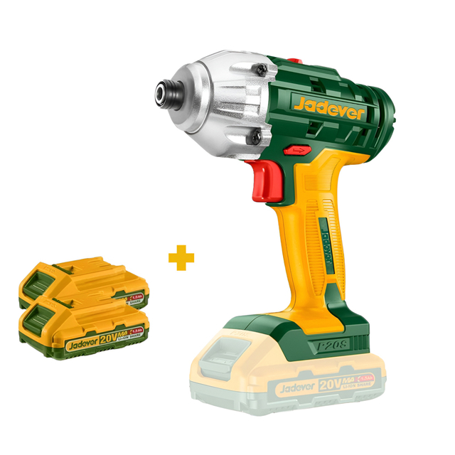 JADEVER JDCD2512 20 V Brushless Cordless Impact Driver – Hex Shank ¼″ | High Speed & Compact Design JADEVER JDCD2512 20 V Brushless Cordless Impact Driver – Hex Shank ¼″ | High Speed & Compact Design