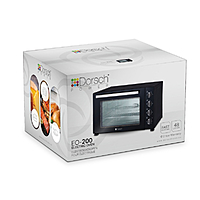 Dorsh 48L Electric Oven DH-07851 with Convection, Double Glass Door, Adjustable Temperature Control, Timer & Multi-Function Cooking Dorsh 48L Electric Oven DH-07851 with Convection, Double Glass Door, Adjustable Temperature Control, Timer & Multi-Function Cooking