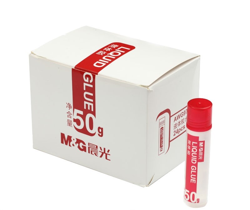 Set of 4 Liquid Glue Bottles (50ml Each) – Strong Adhesive for Paper, Cardboard, Photos, School Projects, Office Work, DIY Crafts, and Home Use