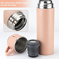Stainless Steel Thermo 500ml/16.9oz Cup for Coffee Hot drink and Cold drink water flask.(pink,Set) Stainless Steel Thermo 500ml/16.9oz Cup for Coffee Hot drink and Cold drink water flask.(pink,Set)