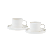 Van Well MIKA Set of 6 Off-White Matte Porcelain Coffee Cups – Elegant and Modern Ceramic Mugs for Espresso, Cappuccino, and Hot Beverages Van Well MIKA Set of 6 Off-White Matte Porcelain Coffee Cups – Elegant and Modern Ceramic Mugs for Espresso, Cappuccino, and Hot Beverages