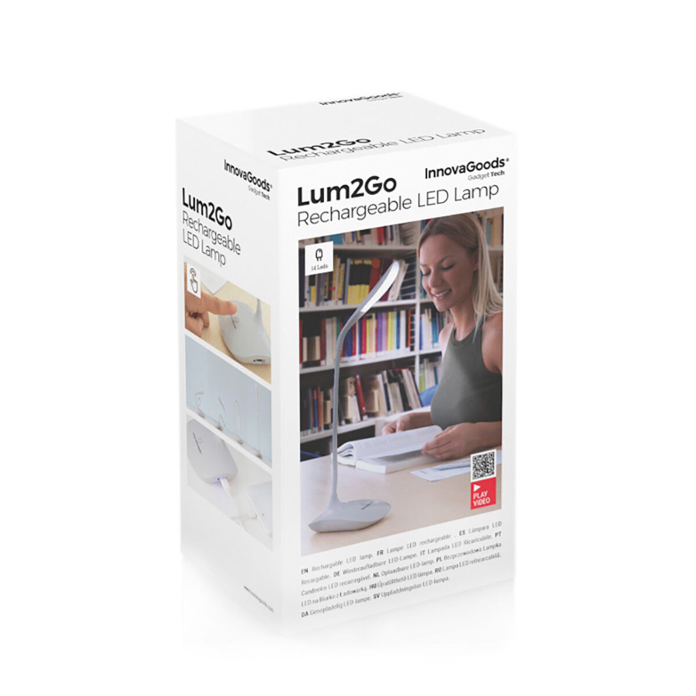 InnovaGoods Rechargeable Touch-Sensitive Led Table Lamp Lum2Go, V0103192 InnovaGoods Rechargeable Touch-Sensitive Led Table Lamp Lum2Go, V0103192