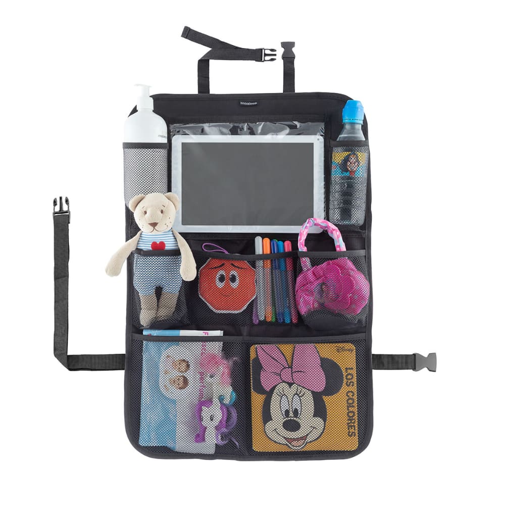InnovaGoods Car Seat Organiser Trazkar, V0103614, Approximately 50 x 40 x 5 cm (exact dimensions may vary), Commonly available in black or grey InnovaGoods Car Seat Organiser Trazkar, V0103614, Approximately 50 x 40 x 5 cm (exact dimensions may vary), Commonly available in black or grey