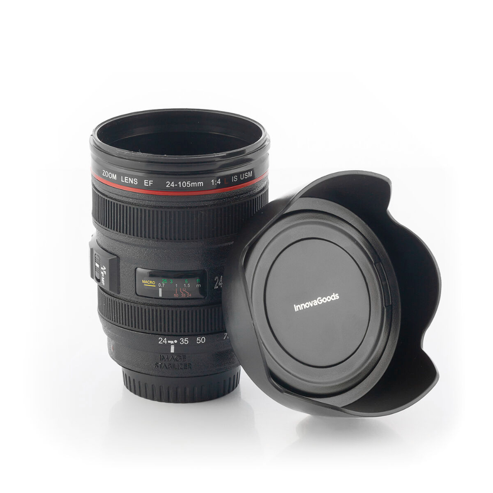 InnovaGoods Multifunction Mug With Lid Mukoffy, V0103589, High-quality stainless steel or BPA-free plastic (exact material may vary),Approximately 18 x 10 cm (exact dimensions may vary) InnovaGoods Multifunction Mug With Lid Mukoffy, V0103589, High-quality stainless steel or BPA-free plastic (exact material may vary),Approximately 18 x 10 cm (exact dimensions may vary)