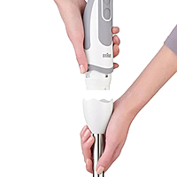 Braun MultiQuick 5 Vario Hand Blender MQ 5220 WH – Powerful 1000W Hand Blender with 21 Speed Settings, SplashControl Technology