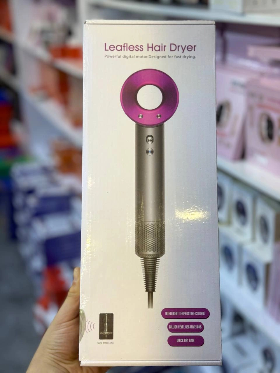 LEAFLESS HAIR DRYER - MUTE PROCESSING , Standard Hair Dryer , with