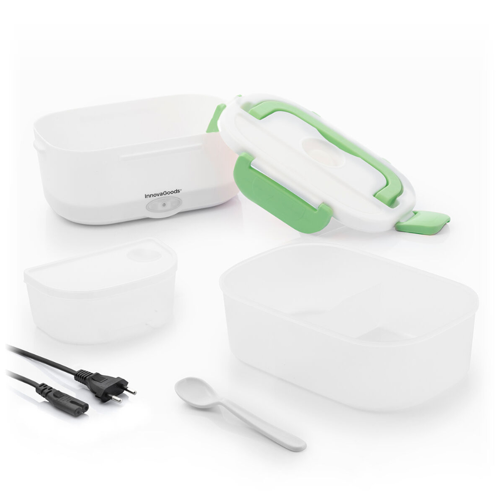 InnovaGoods Electric Lunch Box Ofunch, V0103375, Durable and food-safe plastic with a stainless steel inner container ,Capacity: Typically holds around 1.5 to 2 liters (exact capacity may vary) InnovaGoods Electric Lunch Box Ofunch, V0103375, Durable and food-safe plastic with a stainless steel inner container ,Capacity: Typically holds around 1.5 to 2 liters (exact capacity may vary)