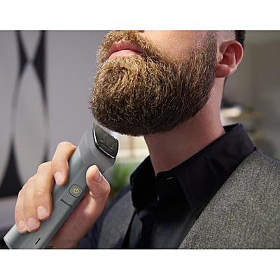 Philips MultiGroomer MG5920/16 All-in-One Trimmer for Beard, Hair, and Body Grooming with Multiple Attachments and Long-Lasting Battery