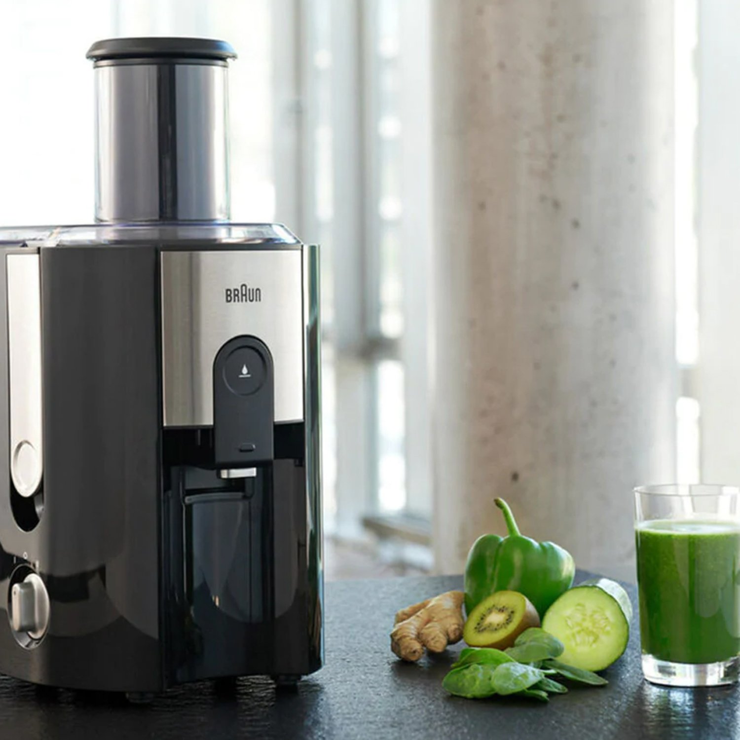 Braun Identity Collection J500 Spin Juicer – High-Speed 900W Centrifugal Juicer with XL Feed Tube
