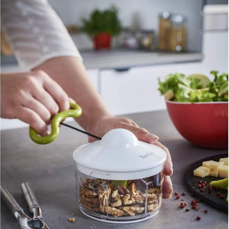 Tefal Manual Chopper 500ML Compact and Efficient Food Chopper with Multi-Blade System for Quick and Easy Vegetable, Fruit, and Herb Chopping Without Electricity Tefal Manual Chopper 500ML Compact and Efficient Food Chopper with Multi-Blade System for Quick and Easy Vegetable, Fruit, and Herb Chopping Without Electricity