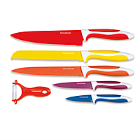 InnovaGoods Set Of Ceramic Coated Knives With Peeler Knoolvs 6 Pieces, V0100530 InnovaGoods Set Of Ceramic Coated Knives With Peeler Knoolvs 6 Pieces, V0100530