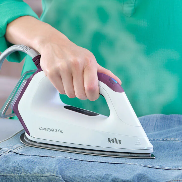 Braun CareStyle 3 Pro Steam Generator Iron IS 3157 – High-Performance Professional Steam Iron with 2.5L Water Tank, 2600W Power, Continuous Steam Output, Anti-Scale System, and OptimalTEMP Technology