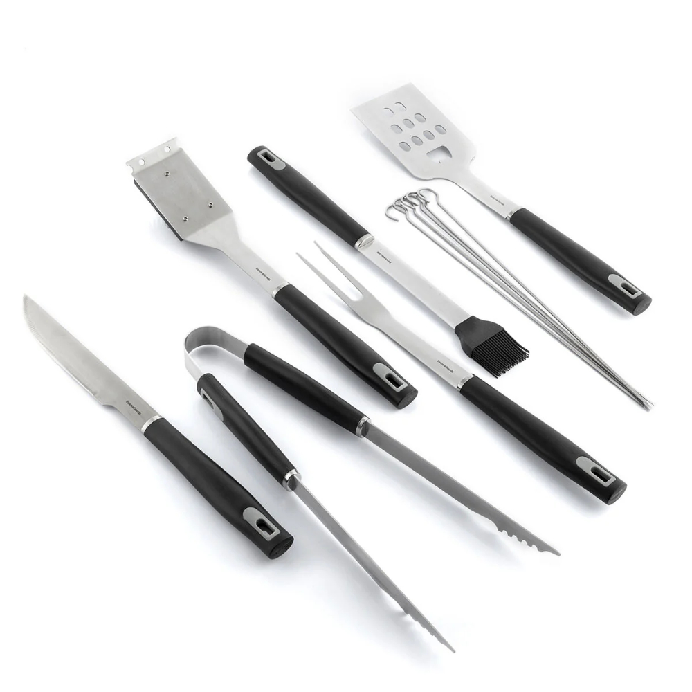 InnovaGoods Bbq Utensils Kit With Case Bbset 12 Pieces, V0103694, Stainless steel (rust-resistant and heat-resistant), Durable aluminum or plastic with secure clasps InnovaGoods Bbq Utensils Kit With Case Bbset 12 Pieces, V0103694, Stainless steel (rust-resistant and heat-resistant), Durable aluminum or plastic with secure clasps