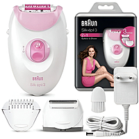 Braun Silk-Épil 3 3274 Epilator 2-in-1 with SmartLight, Massage Rollers, Shaver Head, and Efficient Hair Removal System for Long-Lasting Smooth Skin Braun Silk-Épil 3 3274 Epilator 2-in-1 with SmartLight, Massage Rollers, Shaver Head, and Efficient Hair Removal System for Long-Lasting Smooth Skin