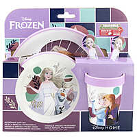 Disney Stor Non Slip 5 Pcs Bicolor Premium Set In Standard Box Frozen Trust The Journey, 74285