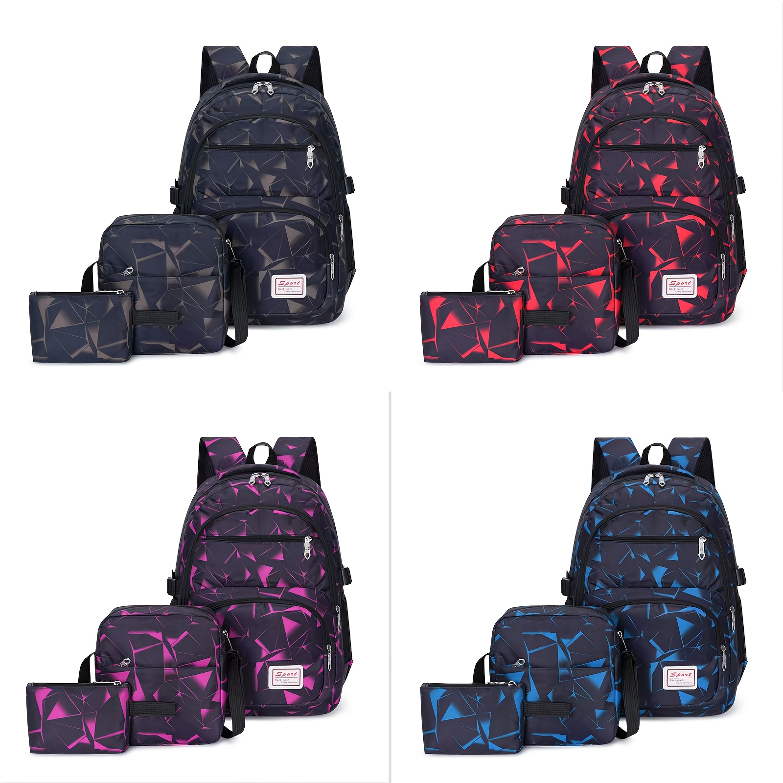 3 Pieces School Bag Set 3 Pieces School Bag Set