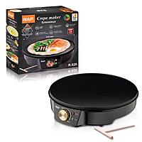 RAF R528 1200W Electric Crepe Maker with 31CM Non-Stick Cooking Surface, Adjustable Temperature Control, Even Heat Distribution, for Perfect Crepes, Pancakes, and More RAF R528 1200W Electric Crepe Maker with 31CM Non-Stick Cooking Surface, Adjustable Temperature Control, Even Heat Distribution, for Perfect Crepes, Pancakes, and More