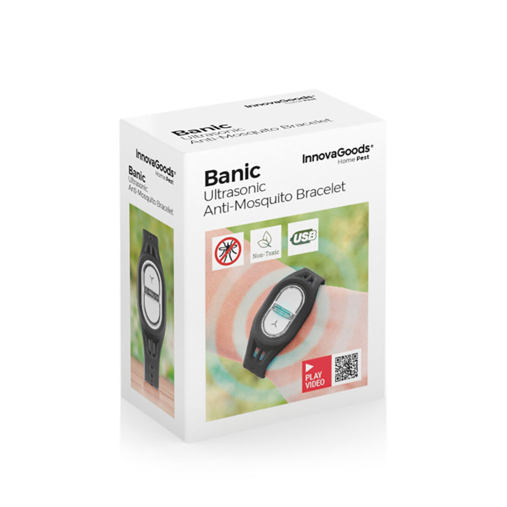 InnovaGoods Rechargeable Mosquito-Repellent Bracelet Using Ultrasound Banic, V0103217, relaxing in your backyard without the worry of mosquitoes. InnovaGoods Rechargeable Mosquito-Repellent Bracelet Using Ultrasound Banic, V0103217, relaxing in your backyard without the worry of mosquitoes.