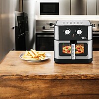 Tecnolux Manual Air Fryer 10L T-5275 – Large Capacity 10L Oil-Free Air Fryer with Adjustable Temperature, Rapid Air Circulation Tecnolux Manual Air Fryer 10L T-5275 – Large Capacity 10L Oil-Free Air Fryer with Adjustable Temperature, Rapid Air Circulation