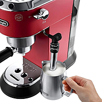 De'Longhi Espresso Maker Dedica Style EC685R – Compact and Stylish Coffee Machine with Professional Espresso Extraction, Cappuccino and Latte Functionality, 15-Bar Pump Pressure, Red Finish De'Longhi Espresso Maker Dedica Style EC685R – Compact and Stylish Coffee Machine with Professional Espresso Extraction, Cappuccino and Latte Functionality, 15-Bar Pump Pressure, Red Finish