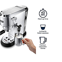 De'Longhi Espresso Maker Dedica Style EC685W – Compact and Elegant Coffee Machine with Professional Espresso Extraction, Adjustable Cappuccino System, 15-Bar Pump Pressure De'Longhi Espresso Maker Dedica Style EC685W – Compact and Elegant Coffee Machine with Professional Espresso Extraction, Adjustable Cappuccino System, 15-Bar Pump Pressure