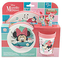 Disney Stor Non Slip 5 Pcs Bicolor Premium Set In Standard Box Minnie Mouse Being More Minnie, 74485 Disney Stor Non Slip 5 Pcs Bicolor Premium Set In Standard Box Minnie Mouse Being More Minnie, 74485