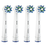 Oral-B Cross Action EB50 Replacement Electric Toothbrush Heads – Advanced Precision Bristles for Superior Plaque Removal, Compatible with Oral-B Rechargeable Handles – Pack of 4 Oral-B Cross Action EB50 Replacement Electric Toothbrush Heads – Advanced Precision Bristles for Superior Plaque Removal, Compatible with Oral-B Rechargeable Handles – Pack of 4