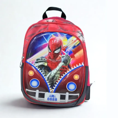 Children’s 14-Inch Lightweight Backpack with 2 Zippers – Durable Polyester School Bag for Kids Ages 5–8
